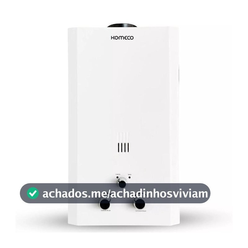 Aquecedor de Agua a Gás Komeco Branco Ko 15m Slim Glp