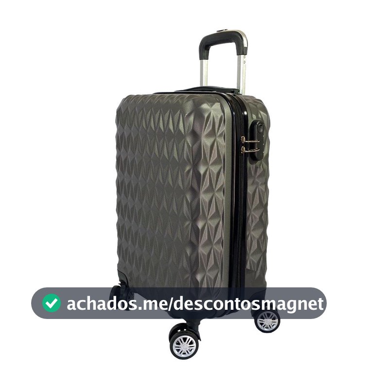 Mala De Viagem Bordo Pequena 10kg P+ Em Abs Padrão Anac - EAGLE - Mala de Bordo