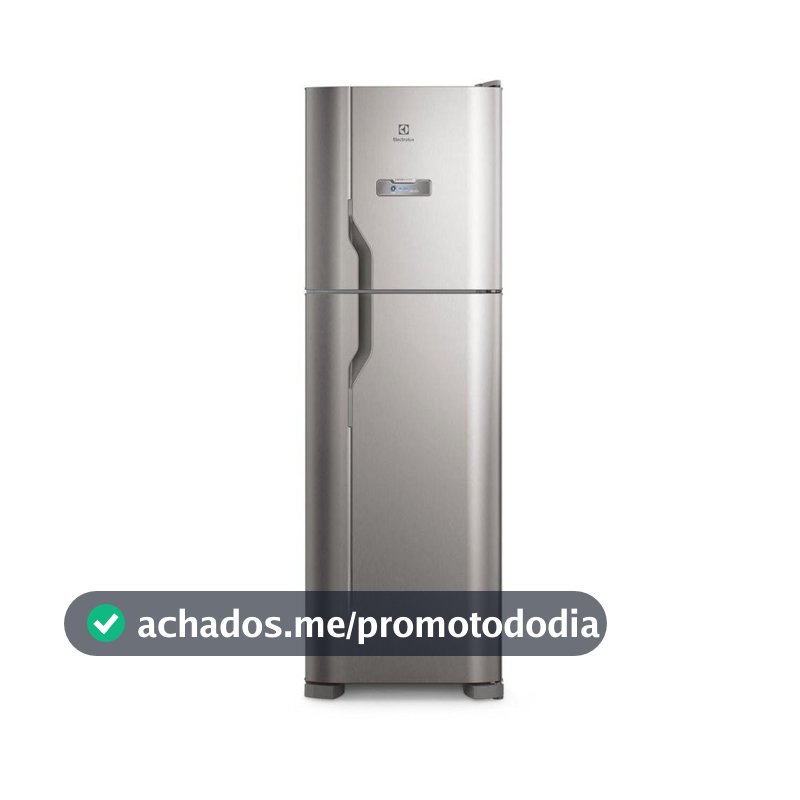 Geladeira/Refrigerador Electrolux Frost Free 400L Turbo Congelamento Duplex Cor Inox DFX44