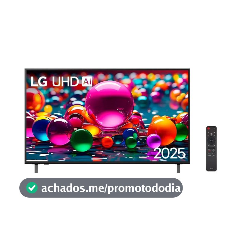 Smart TV LG Profissional 55 LED 4K UHD 55AU801C0SA ThinQ AI HDR10 AI Preto