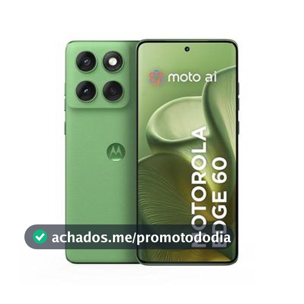 Smartphone Motorola Edge 60 5G 512GB, 12GB RAM, 12GB Ram Boost, Tela QuadCurve, moto AI, 50MP Sony Camera ultrarresistencia militar, IP68, IP69 - Motorola Edge 60 - Magazine Ofertasdojersu
