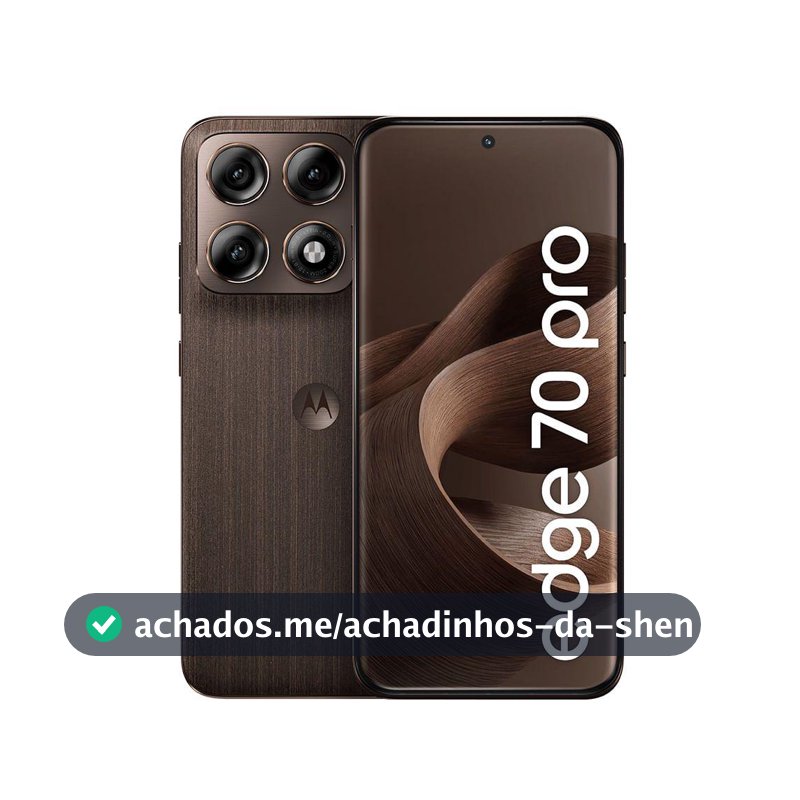 Smartphone Motorola Edge 70 PRO 5G 512GB 12GB RAM, 12GB Ram Boost, 4 câmeras de 50MP, Tela 1.5K extreme AMOLED 144Hz,Bateria 6500 mAh, IP68/IP69 - Celular Motorola - Magazine Mtas3434