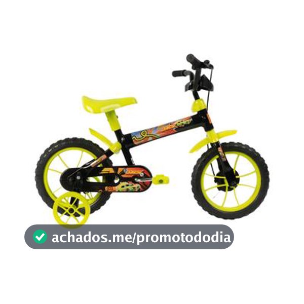 Bicicleta Infantil Aro 12 Verden Jack Menino 3-5 Anos -
