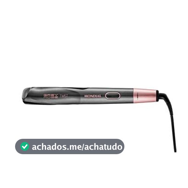Prancha Alisadora Mondial Bivolt Grey Rose Twist P-29 230