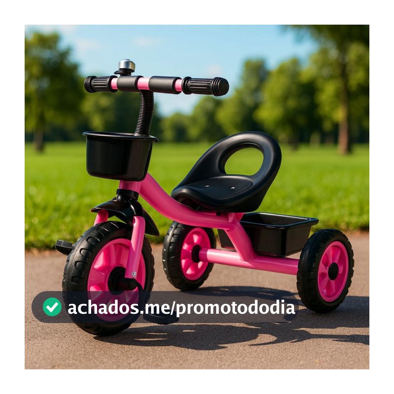 Triciclo Infantil Criança Com 02 Cestinha Bicicleta Andador Equilibrio - Zippy Toys - Bicicleta de Equilíbrio