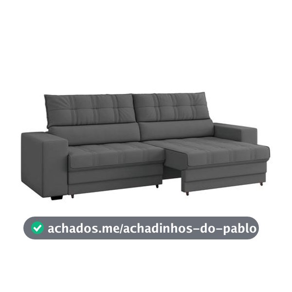 Sofá Retrátil Reclinável 3 Lugares Veludo Medelín