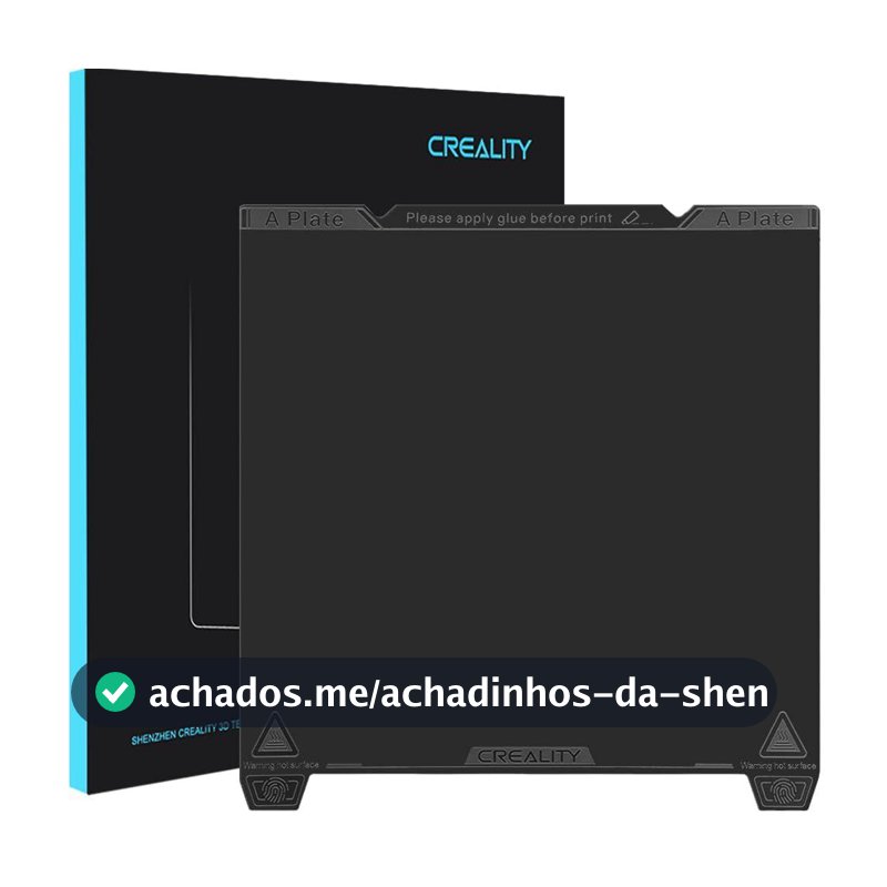 Impressora 3D Build Plate PEI Sheet Creality K1 Max 315x310mm - Impressora 3D - Magazine Sacafarelli