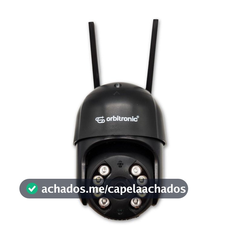 Câmera Externa Segurança Ip Infravermelho Wifi Hd Cor Preta Orbitronic - Câmera IP - Magazine Vistore