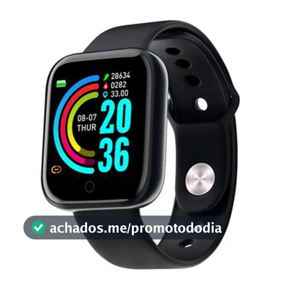 Relogio Smartwatch Feminino Masculino D20 Fit Pro Inteligente Oferta