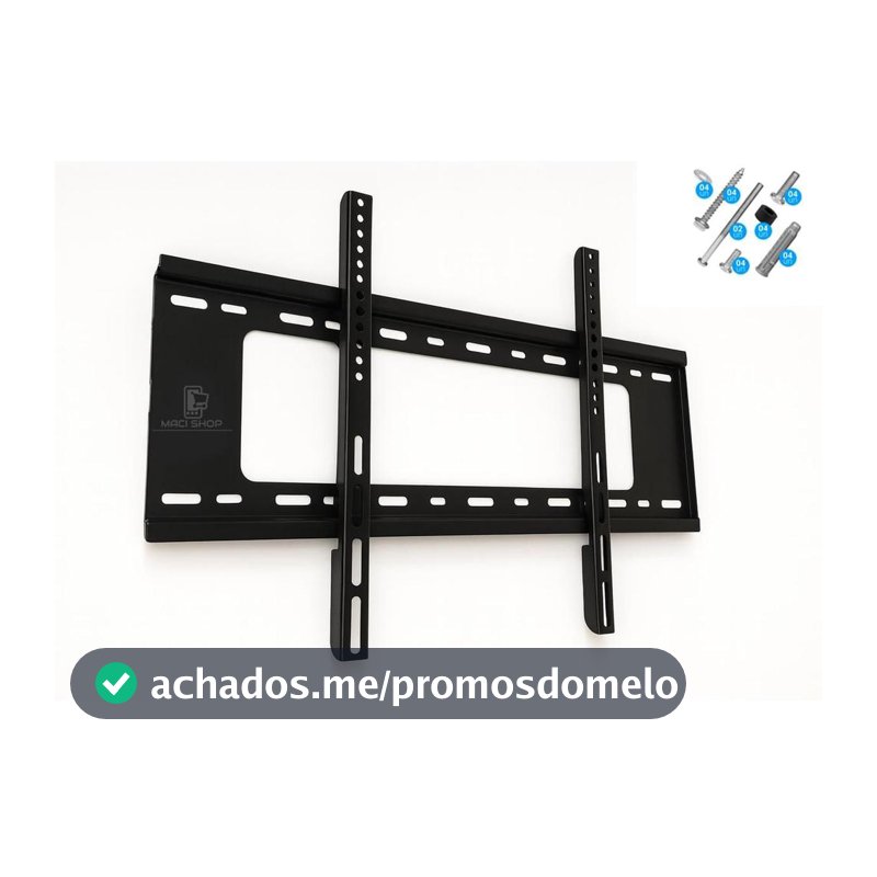 Suporte Para Tv 32 a 85 Lcd Led Qled Fixo Samsung LG TCL Philips Universal Parede até 86 Polegadas - Firmex - Suporte para TV Fixo - Magazine In_2936609