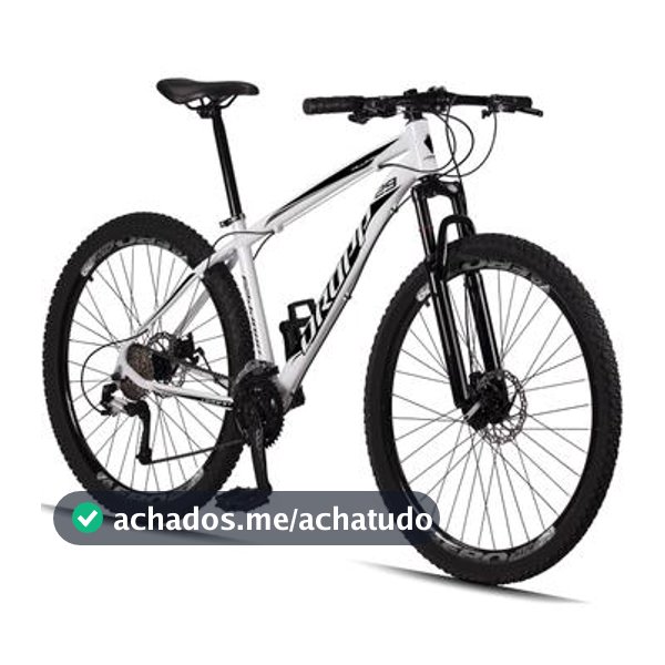 Bicicleta aro 29 Dropp Alumínio 21 Vel Marchas Freios a Disco Aluminum MTB XLT Suspensão