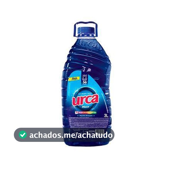 Lava Roupas Liquido  Urca Azul 3l - Sabão Líquido