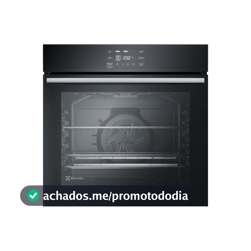 Forno Elétrico de Embutir Electrolux Multifuncional 80L Preto Experience OE8EA - Forno Elétrico