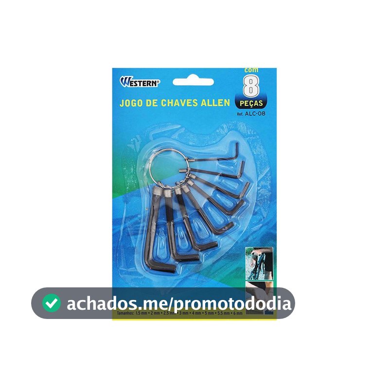 Jogo de Chaves Allen Western ALC-08