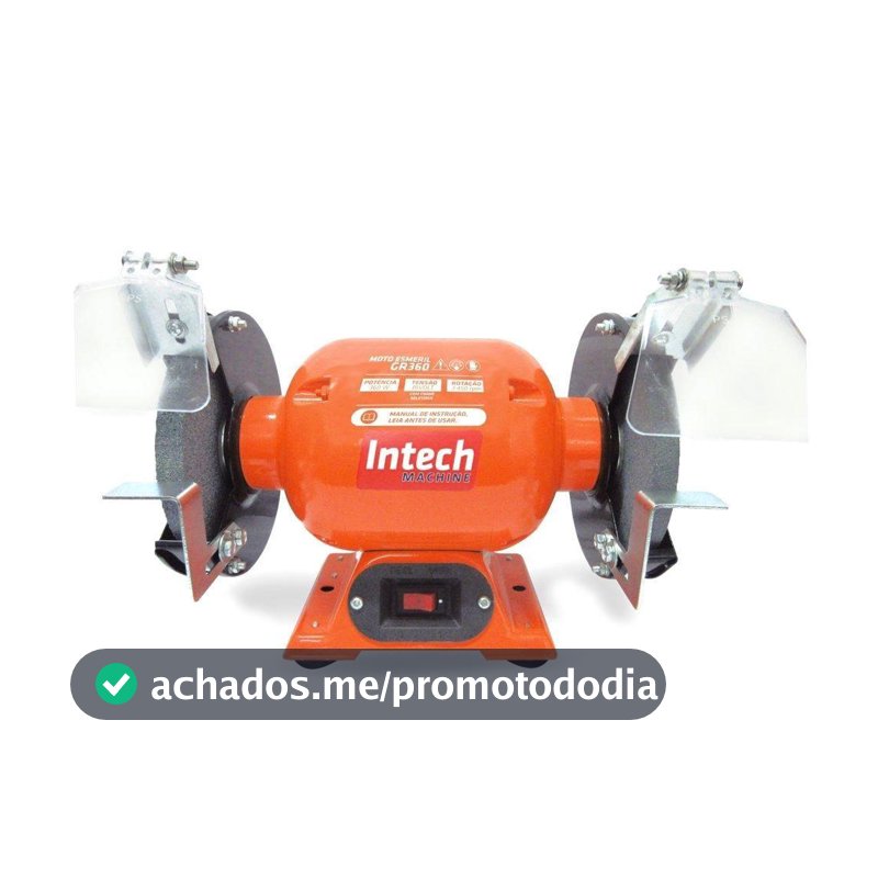 Moto Esmeril 6 Pol. 360W Bivolt INTECH MACHINE