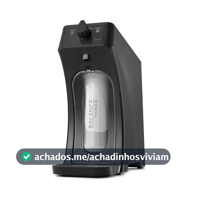 Purificador Água IBBL EDue Equilibrium Grafite pH Controlado Refrigerado Termoelétrico