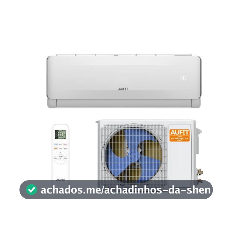 Ar Condicionado Split Hi Wall Inverter Connect Aufit 12.000 Btus Frio 220V R-32