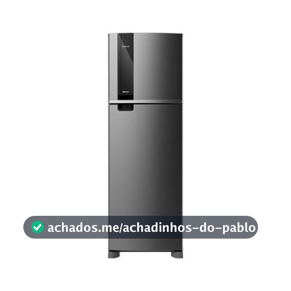 Geladeira Frost Free Duplex 415 Litros cor Inox Brastemp - BRM51MK - Geladeira / Refrigerador - Magazine Espiadeofertinha