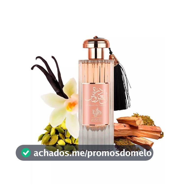 Perfume Arabe Durrat al Aroos 85ml Al Wataniah Perfume da Noiva