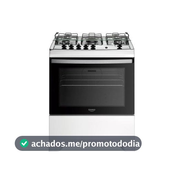 Fogão 5 Bocas Dako Branco Supreme