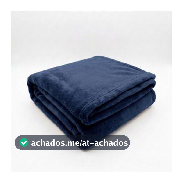 Mantinha Cobertor Soft Casal Ultra Macio Luxo Aconchego 2,00m x 1,80m 01 Peça