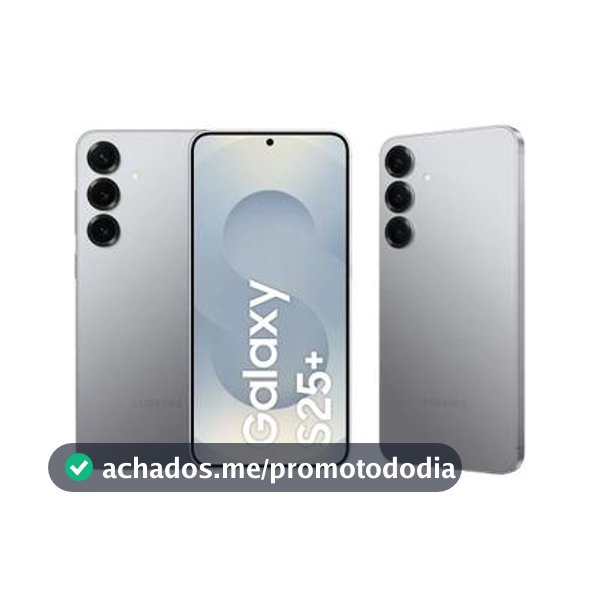 Celular Samsung Galaxy S25+ 5G, 256GB, 12GB RAM, Câmera Tripla de 50+12+10, Tela Grande de 6.7" - Galaxy S25+