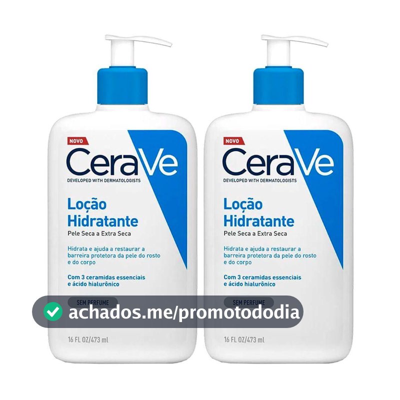 CeraVe Kit com Duas Loções Hidratantes