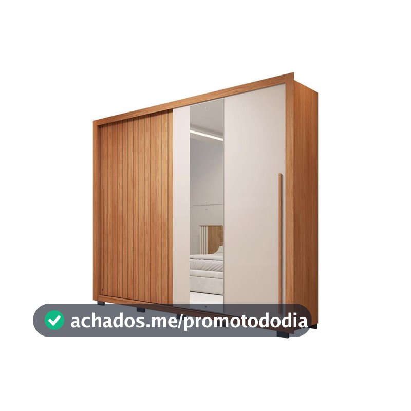 Guarda-roupa Casal 4 Gavetas 2 Portas Caemmun Romanus