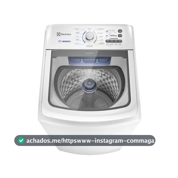 Máquina de Lavar Electrolux 13kg Branca Essential Care com Cesto Inox e Jet&Clean (LED13) - Máquina de Lavar