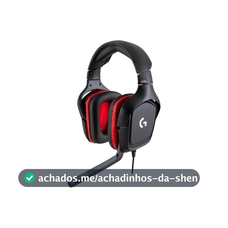 Headset Gamer Logitech G332 PC PS4 Xbox One Preto - Headset Gamer - Magazine Duduocha