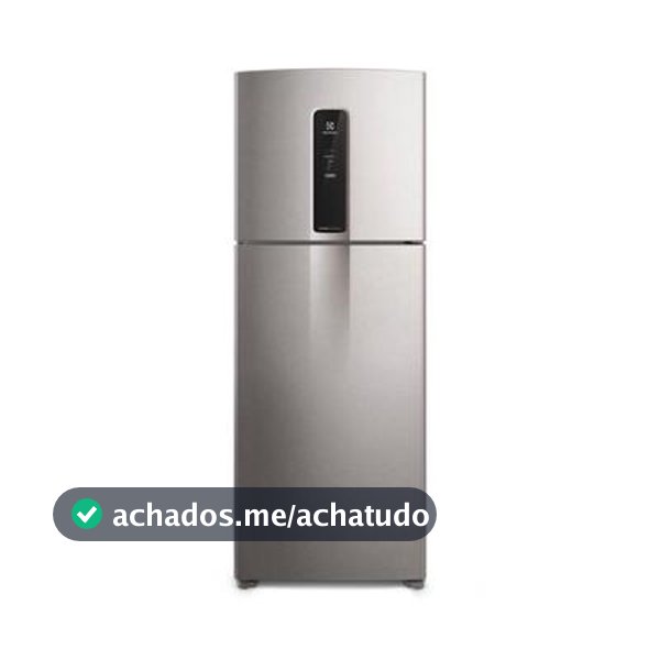 Geladeira/Refrigerador Electrolux Frost Free Inverter 480L Efficient com AutoSense SmartBivolt Duplex Inox Look IT70S - Geladeira Duplex