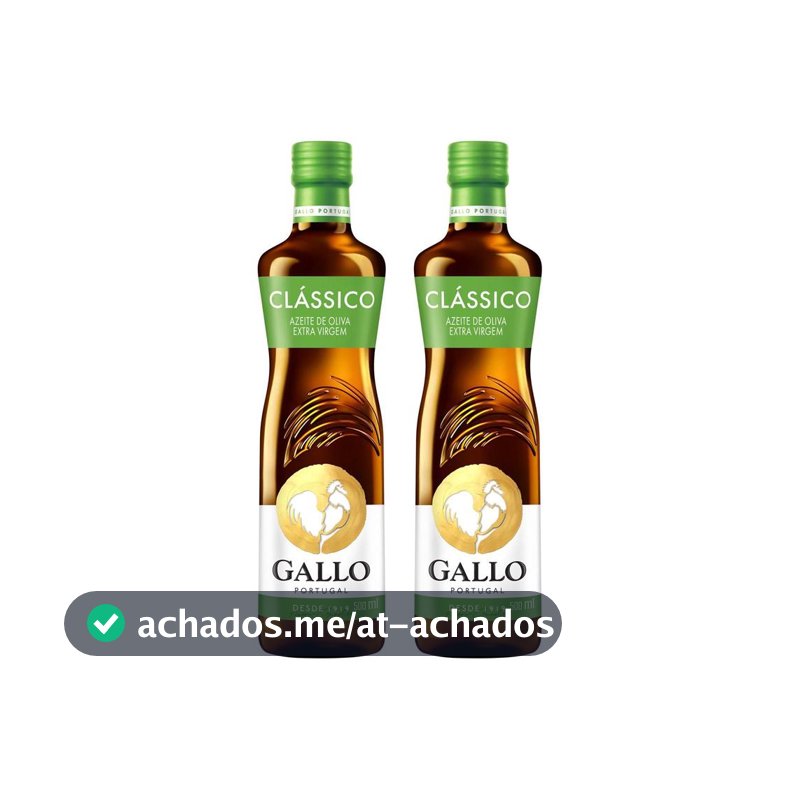 Kit Azeite de Oliva Gallo Clássico Extravirgem - 500ml 2 Unidades - Azeite