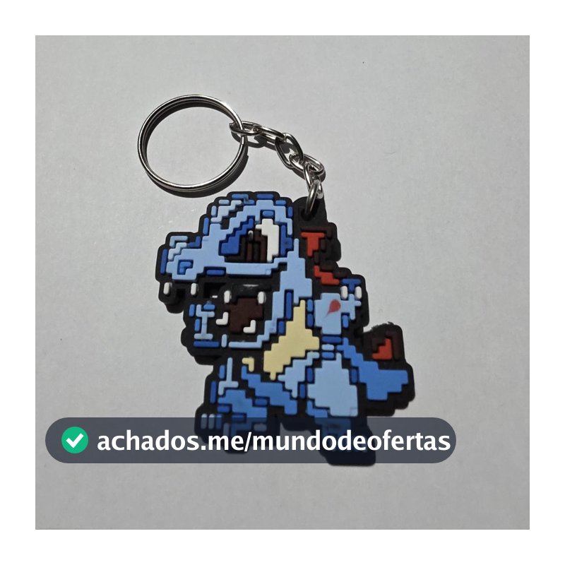 Chaveiro geek emborrachado totodile (la020)