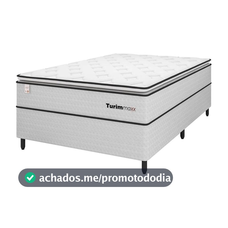 Cama Box (Box + Colchão) Casal Plumatex