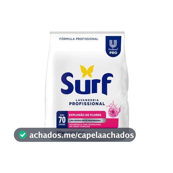 Sabão em Pó Surf Explosão de Flores Concentrado Profissional 5,6kg