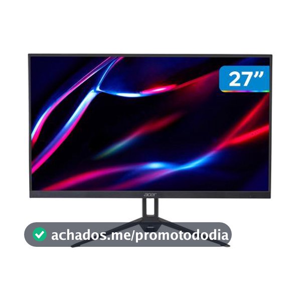 Monitor Gamer Acer Nitro Series KG273 G0bi 27" Full HD 120Hz IPS 1ms HDMI UM.HX3AA.005