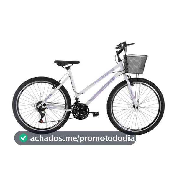 Bicicleta Aro 26 Colli Cazelle Allegra City Freio V-Brake de Aço 18 Marchas