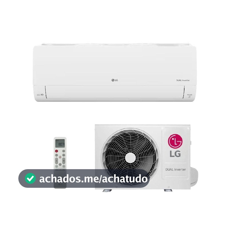 Ar Condicionado Split Hi Wall LG Dual Voice AI Inverter 12.000 Btus Frio 220v R-32