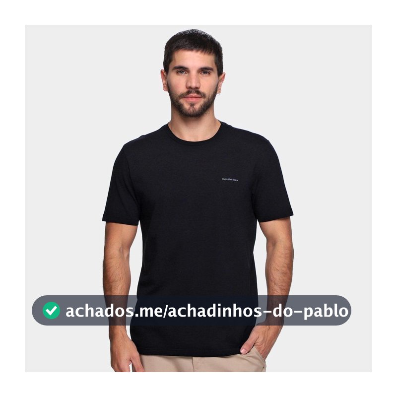 Camiseta Calvin Klein Básica Masculina