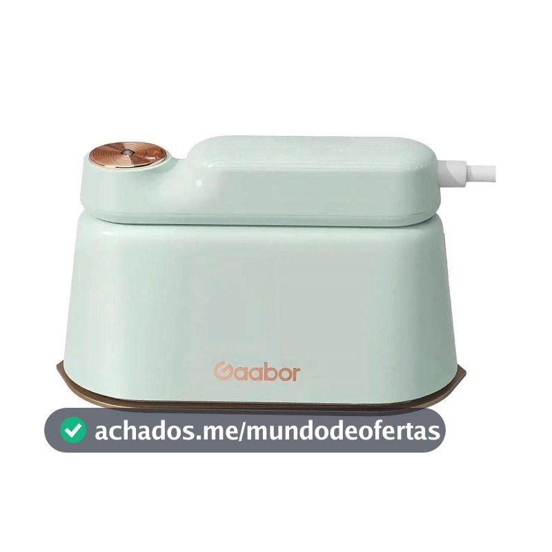 Ferro A Vapor Pocket Portátil Gaabor Vapor Spray Verde