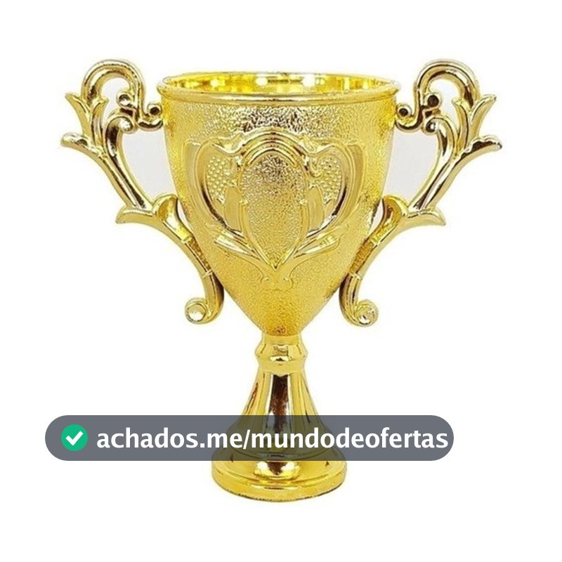 Kit 12 Mini Troféu Taça Futebol Dourado De Enfeite Para Festa Lembrancinha Decoração - FULLHOUSE - Decoração de Natal para Casa