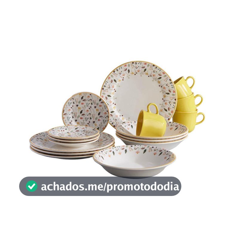 Aparelho de Jantar Ashley 16 Peças Corona