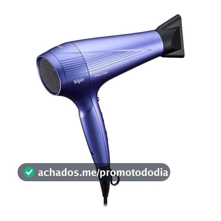 Secador de Cabelo Glossy Color 2000W Secagem Rápida - - Elgin - Secador de Cabelo