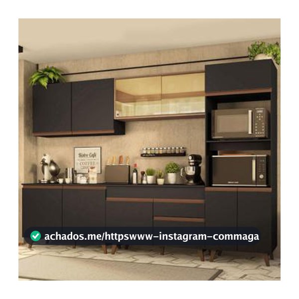 Armário de Cozinha Completa 310cm Reims Madesa 01