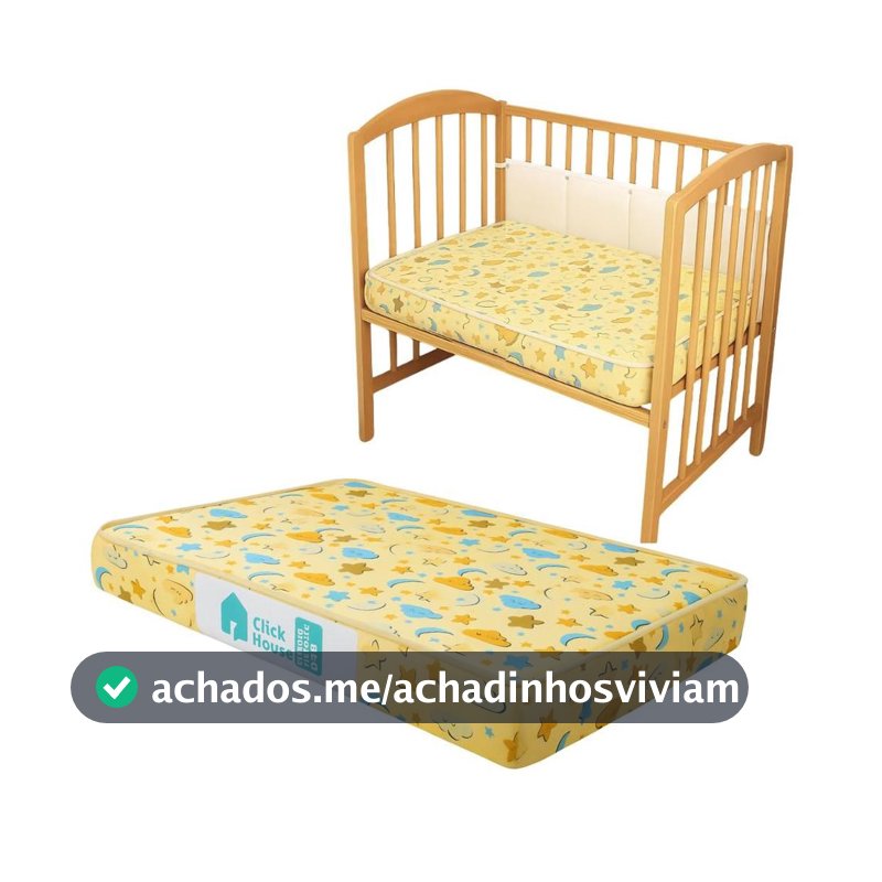Colchão Berço Cercadinho Chiqueirinho Click Baby 60x90x10cm