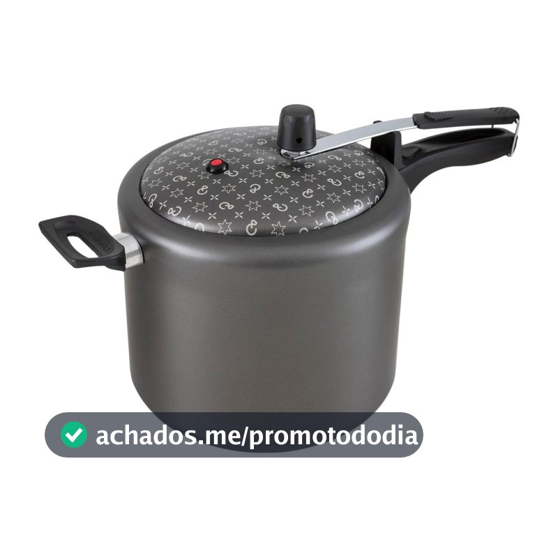Panela de Pressão Panelux Antiaderente 7L Grafite