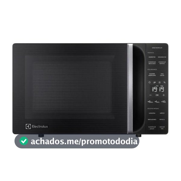 Micro-ondas Electrolux 23L Preto Efficient com Descongelamento Assistido (ME23P) - Micro-ondas - Magazine Jhjofertas