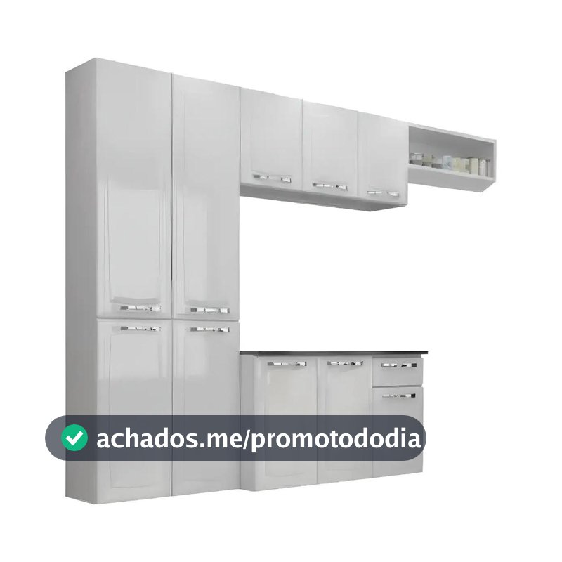 Cozinha Compacta Itatiaia Amanda Em Aço 4 Peças Branca