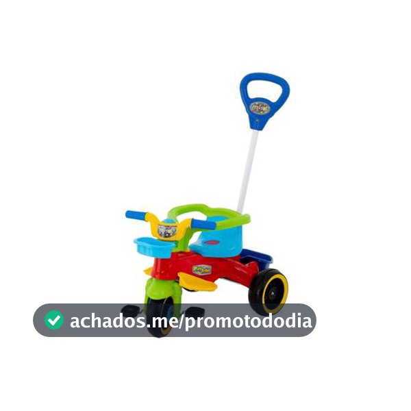 Triciclo Infantil com Empurrador Play Trike Maral