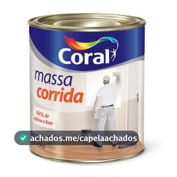 Massa Corrida PVA 1.5 Kilos Branca - 5202595 - CORAL - Massa Corrida - Magazine Sacafarelli